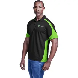 Mens Talon Golf Shirt Model Image